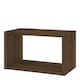 image 2 of Roomers Wall Shelf Unit in Walnut