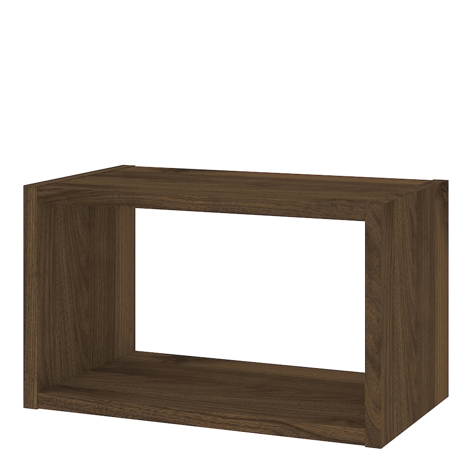 image 1 of Roomers Wall Shelf Unit in Walnut