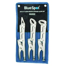 12" Extra Long Nose Adjustable Locking Pliers Mole Grips 3pc Set Straight 45Â° 90Â°