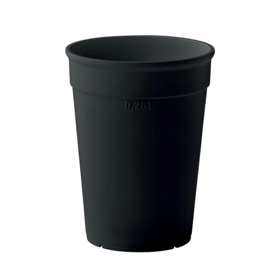 image 1 of MidOcean Awaycup 250ml Polypropylene Cup - Black - One Size Black