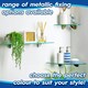 image 4 of Harbour Housewares 50cm Glass Bathroom Shelves - 3pk - Clear Glass + Black Wall Mount Black