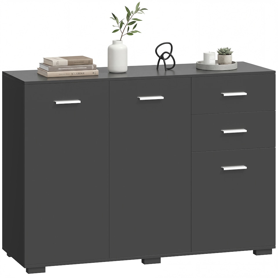 image 1 of HOMCOM Modern Sideboard Kitchen Storage Cabinet