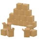 image 2 of 100 x 18 x 12 x 12" (457x305x305mm) Strong Secure Single Wall Cardboard Boxes Ideal For House Moving, Packing & Shipping Items Brown