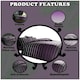 image 2 of VELVETIO Oscar Stripe Duvet Cover Set Reversible Polycotton Easy Care Beddings Purple | Super King
