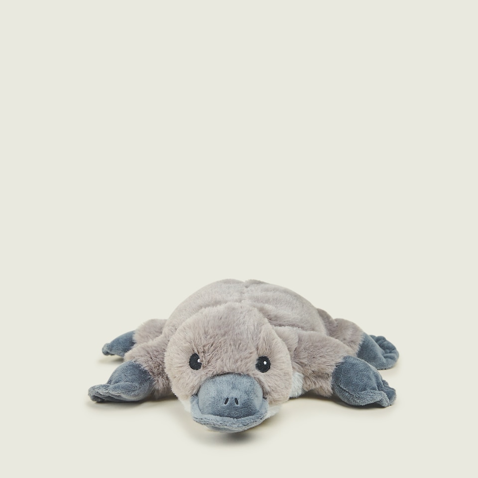 image 1 of Warmies Junior Plush Platypus MEDIUM
