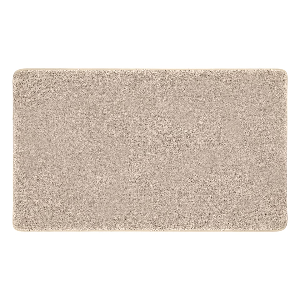image 1 of Marlow 50x80CM Non-Slip Washable Kitchen Floor Runner Rug Mat | Cream | Beige