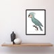 image 2 of Francois Levaillant Framed Wall Art Print The Palm Cockatoo Parrot Home Décor