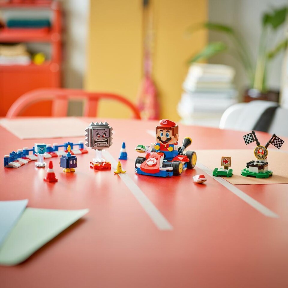 image 1 of Lego Super Mario: Mario Kart Interactive Lego Mario & Standard Kart