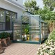 image 2 of Outsunny 6x10ft Walk-In Polycarbonate Greenhouse Plant Grow Galvanized Aluminium