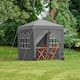 image 5 of Vonhaus Pop Up Gazebo with Sides 2m x 2m Grey