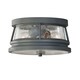 image 1 of Chelsea Harbor 2 Light Outdoor Flush Ceiling Light Storm Cloud IP44, E27
