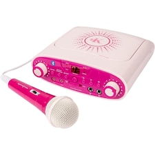 Professional Karaoke Machine with Microphone | Bluetooth CDG Karaoke System for TV