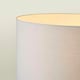 image 2 of ValueLights Modern Light Wood And Chrome Tripod Floor Lamp With Cool Grey Drum Shade