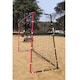 image 5 of Rexco Football Goal Posts Net Soccer Practise Garden Training Black Red 3m x 2m x 1m