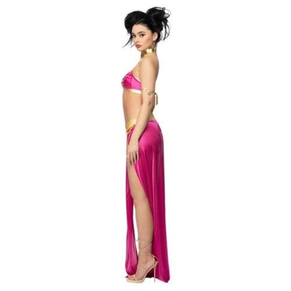 image 1 of Fever Slave Princess Fancy Dress Costume Ladies Medium - UK 12-14 Purple | 12