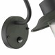 image 4 of Set of 2 Montford - Black Motion Sensor Outdoor Wall Lights Black | Clear