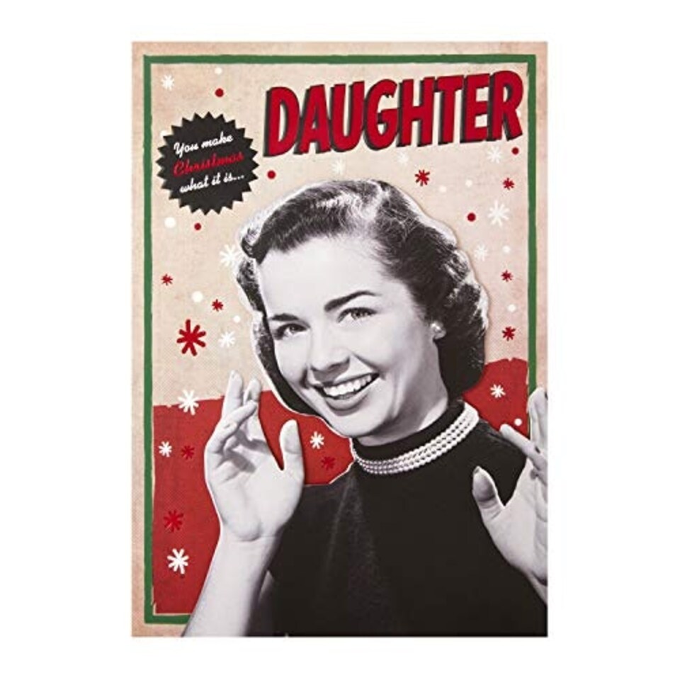 image 1 of Daughter Christmas Card 'Share The Blame