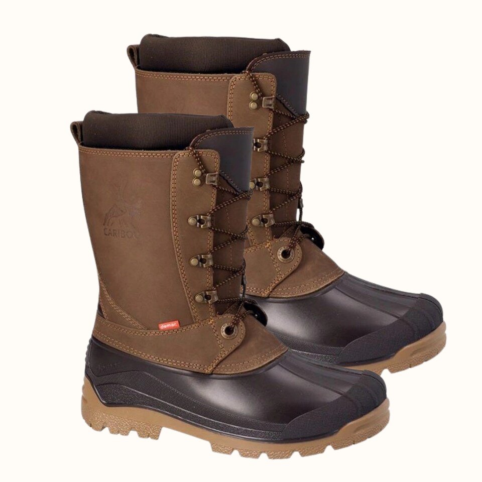 image 1 of Demar Caribou Pro Men's Leather Hunting Snow Boots, Brown, EU 47