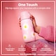 image 3 of Leak Proof Kids Water Bottle, Stainless Steel, 400ml (13oz) | Pink | Daisies | One Size