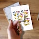 image 2 of What Will it Bee Gender Reveal Square Stickers 95mm - Sheet of 4