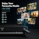 image 3 of Denver DVH-7787 - Compact DVD Player, Multi Region/All Region, Full HD 1080p Upscaling, HDMI, Scart & Composite Video Connections, USB Port & Remote