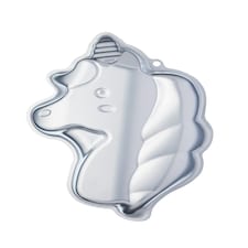 KitchenCraft Cake Pan Unicorn Shaped Silver | ONE SIZE