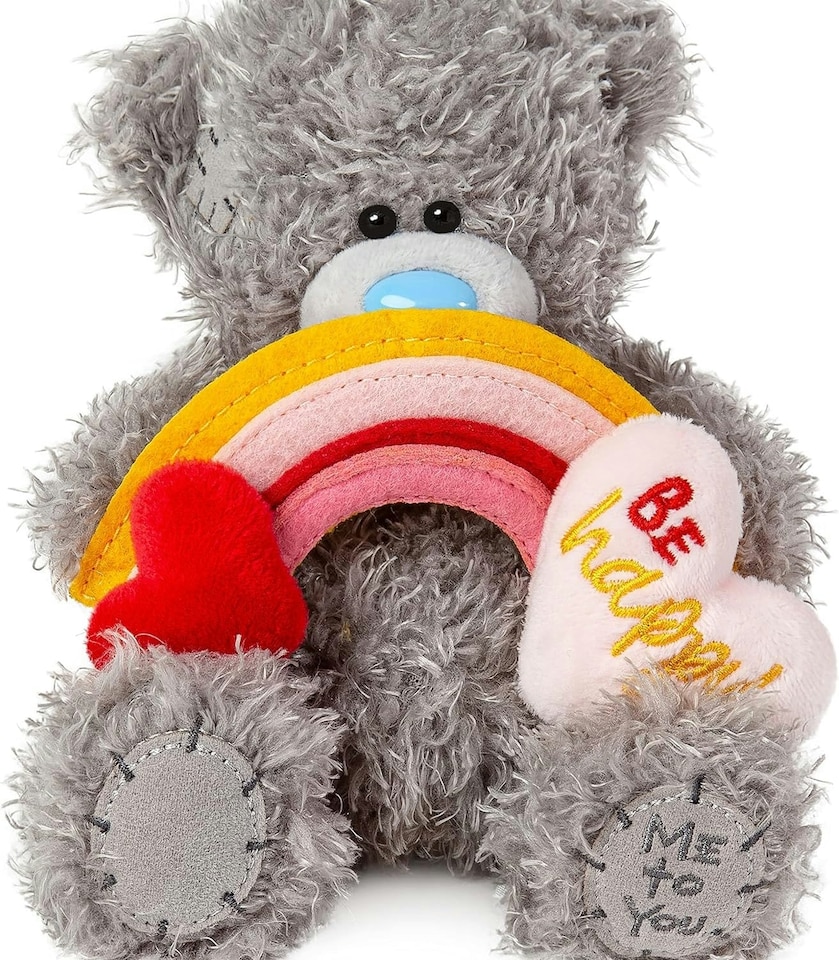 image 1 of Me To You Bear Be Happy Rainbow Plush