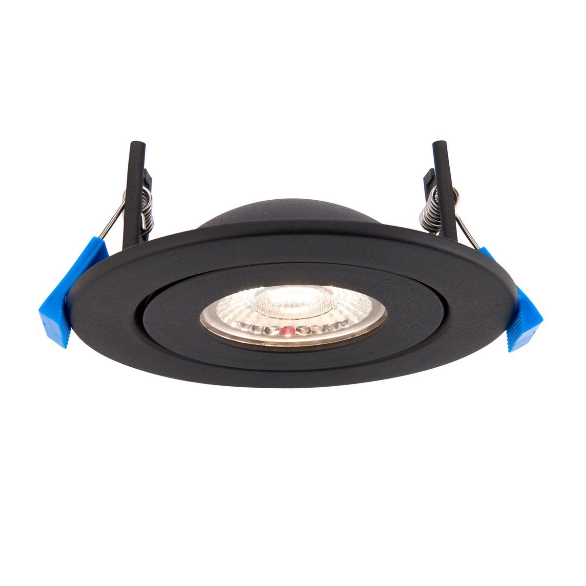 Netlighting Shield360 4CCT Tri Wattage Black IP44 8W Recessed Downlight Matt Black Paint