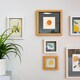 image 5 of Nicola Spring 8 x 8" Photo Frames - Grey/Ivory Mount - 3D Picture Frame Box Portrait Display Case (22.5 x 22.5cm) Set of 2