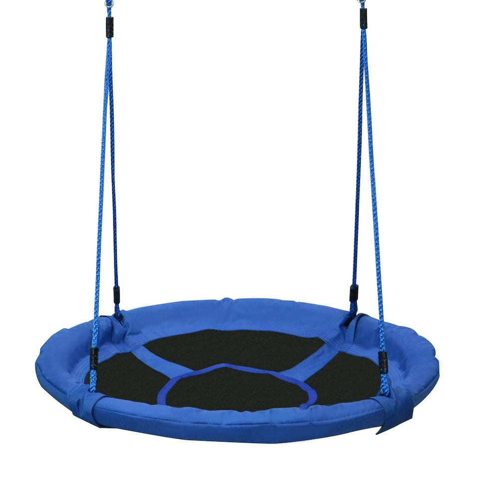 image 1 of HOMCOM Round Swing Kids Game Spin Rope Playground Steel φ100cm Playroom