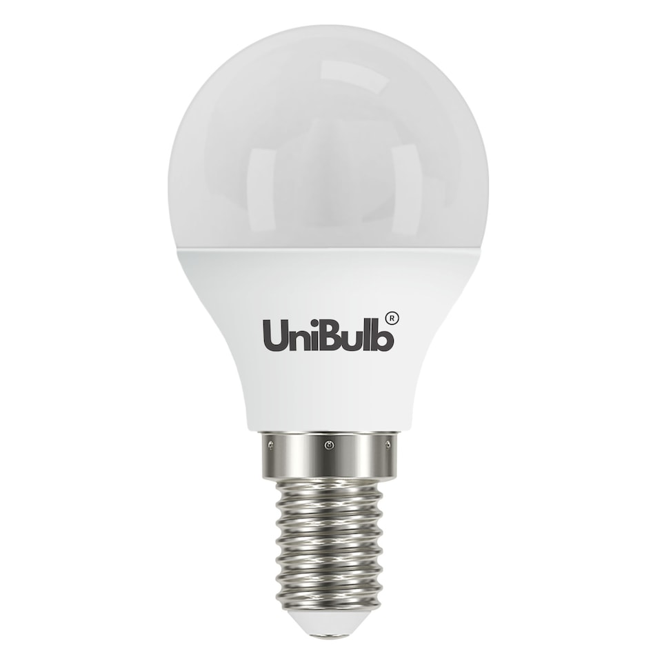 image 1 of UniBulb LED Golf Ball E14 470lm 4.2W 6500K (Daylight) Light Bulb - Pack of 6 | White | Daylight | 6