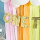 image 2 of Gold Glitter 'One Today' Card Banner 2m