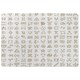 image 1 of Viking ritual symbols (Rug) White | XL: 160x230cm