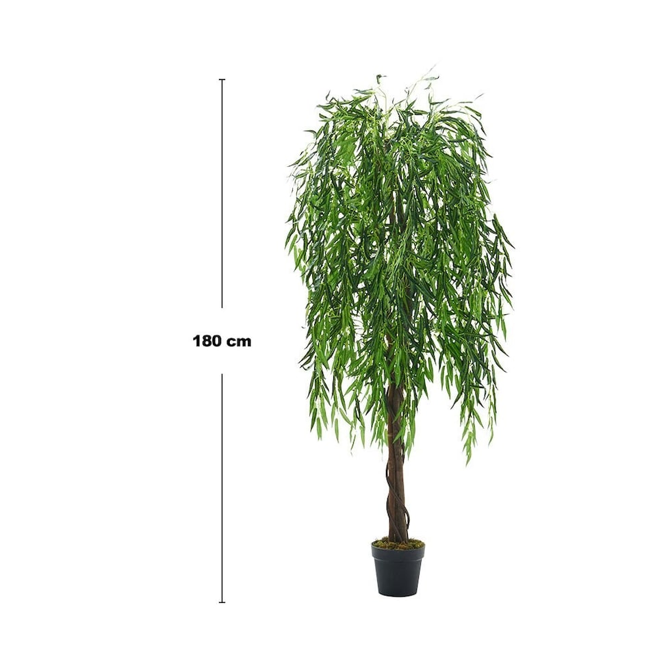 image 1 of Living and Home Lifelike Artificial Willow Tree 180cm Tall