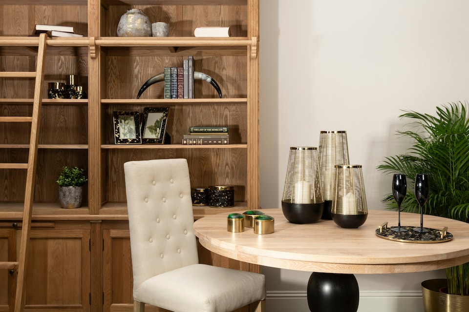 image 1 of Orsina Elegant Upholstered Beige Linen Dining Chair, Comfortable Modern Dining Chair, Durable Small Modern Chair