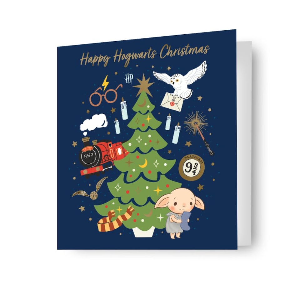 HARRY POTTER CHRISTMAS CARD