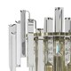 image 3 of Pagazzi Onega Antique Brass & Glass Crystal Wall Light
