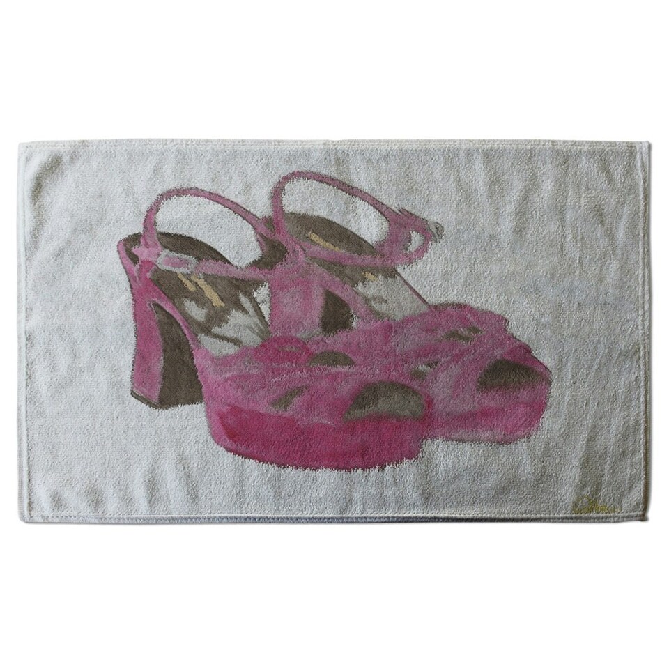 image 1 of Purple High Heels (Kitchen Towel)