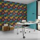 image 3 of Rasch Graffiti Wallpaper - Multicoloured - 10m x 53.5cm Multi