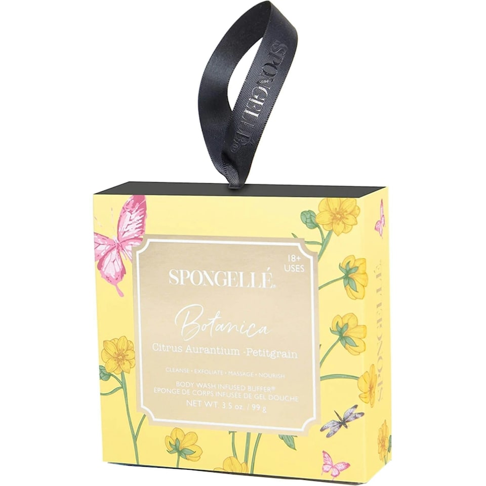 Spongelle Botanica Body Wash Infused Buffer Petitgrain 99g