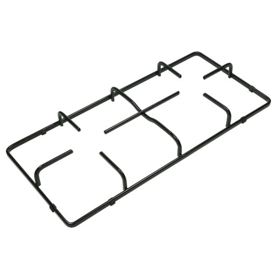 image 1 of SPARES2GO Pan Support Stand Burner Grate for Bush AG60GNSS AG60GNW Gas Hob Cooker x 1 460mm x 215mm