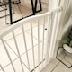 image 9 of Safetots Curved Top Safety Gate, 71cm - 80cm, Matt White, Pressure Fit Stair Gate