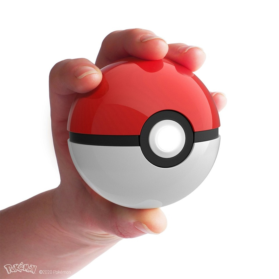 image 1 of Pokémon Die-Cast Poké Ball Replica Red