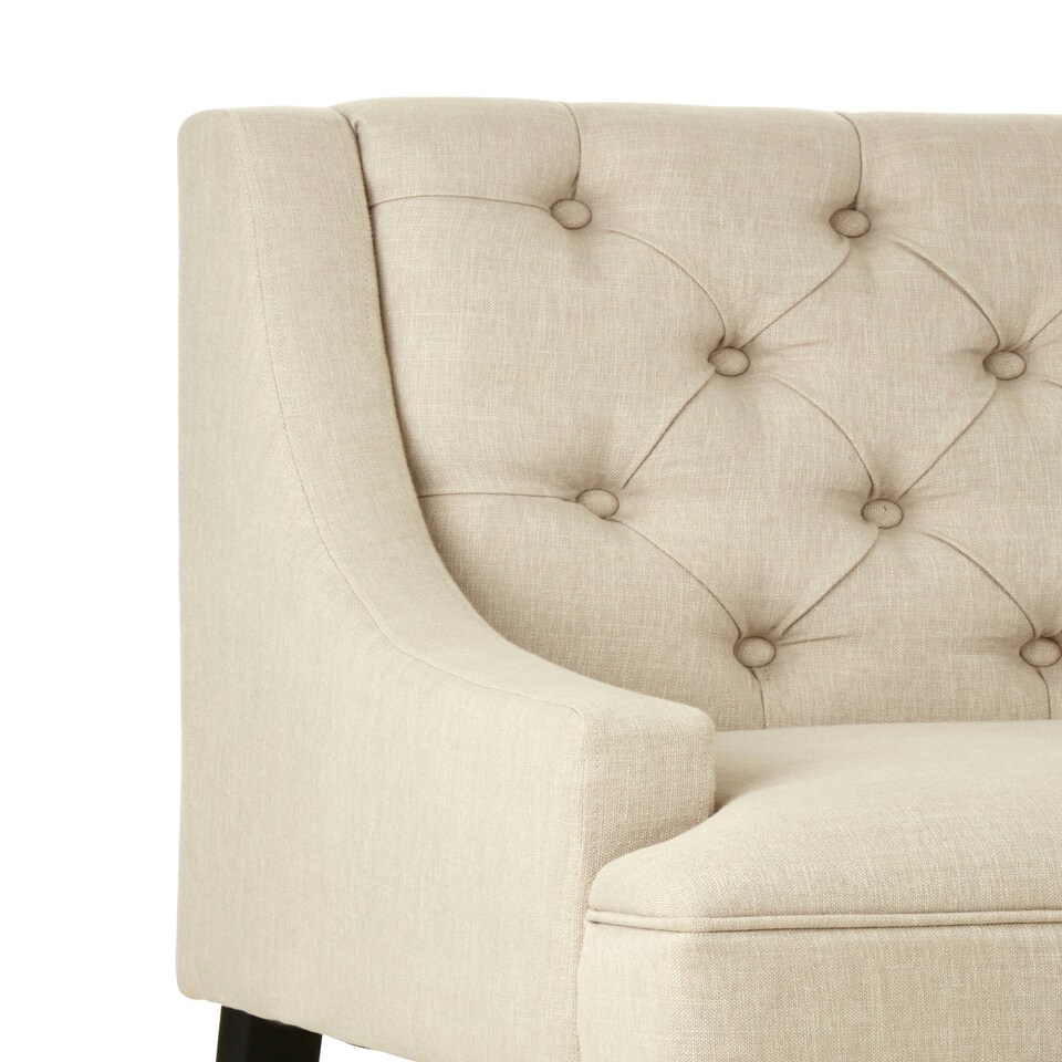 image 1 of Interiors by Premier High Back Bench, Comfy Padded Velvet Seat, Built to Last Bedroom Bench, Easy to Clean Large Bench