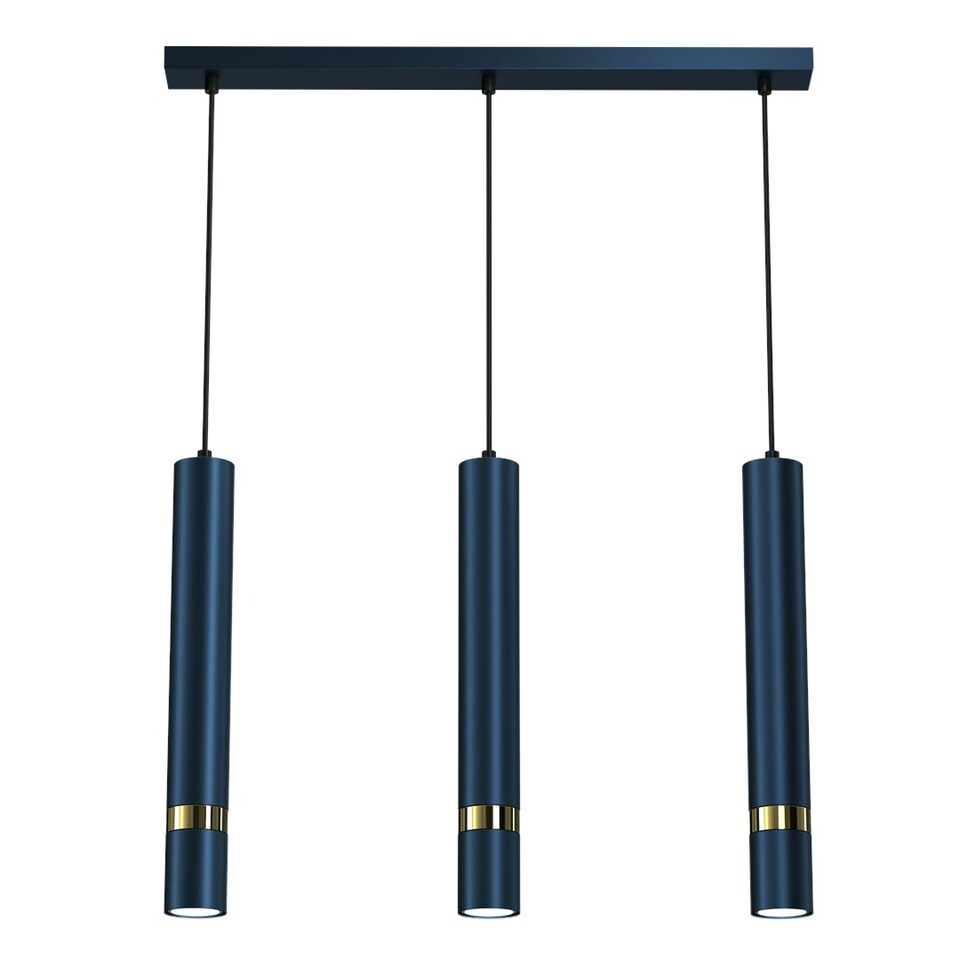 image 1 of Milagro Pendant Lamp Joker Blue 3xGU10