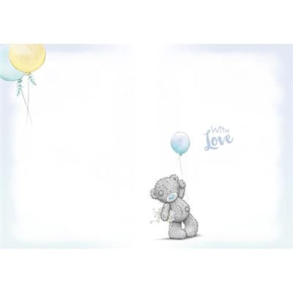 image 1 of Me To You Bear Bouquet of Balloons Birthday Card