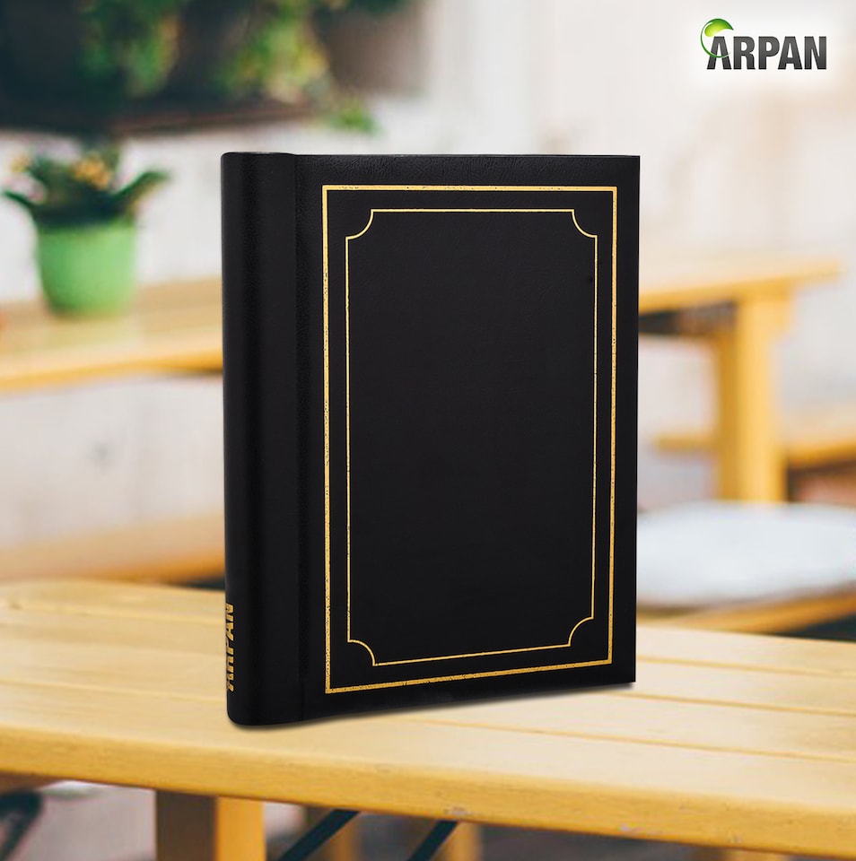 image 1 of ARPAN Self Adhesive Spiral Ring Binding Photo Album – 36 Sheets / 72 Sides – Large Sticky Page Scrapbook Memory Album for Photos, Keepsakes & Special Occasions
