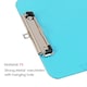 image 5 of Single A4 Coloured Translucent Clipboard Writing Board with cm/Inch Engraved Ruler