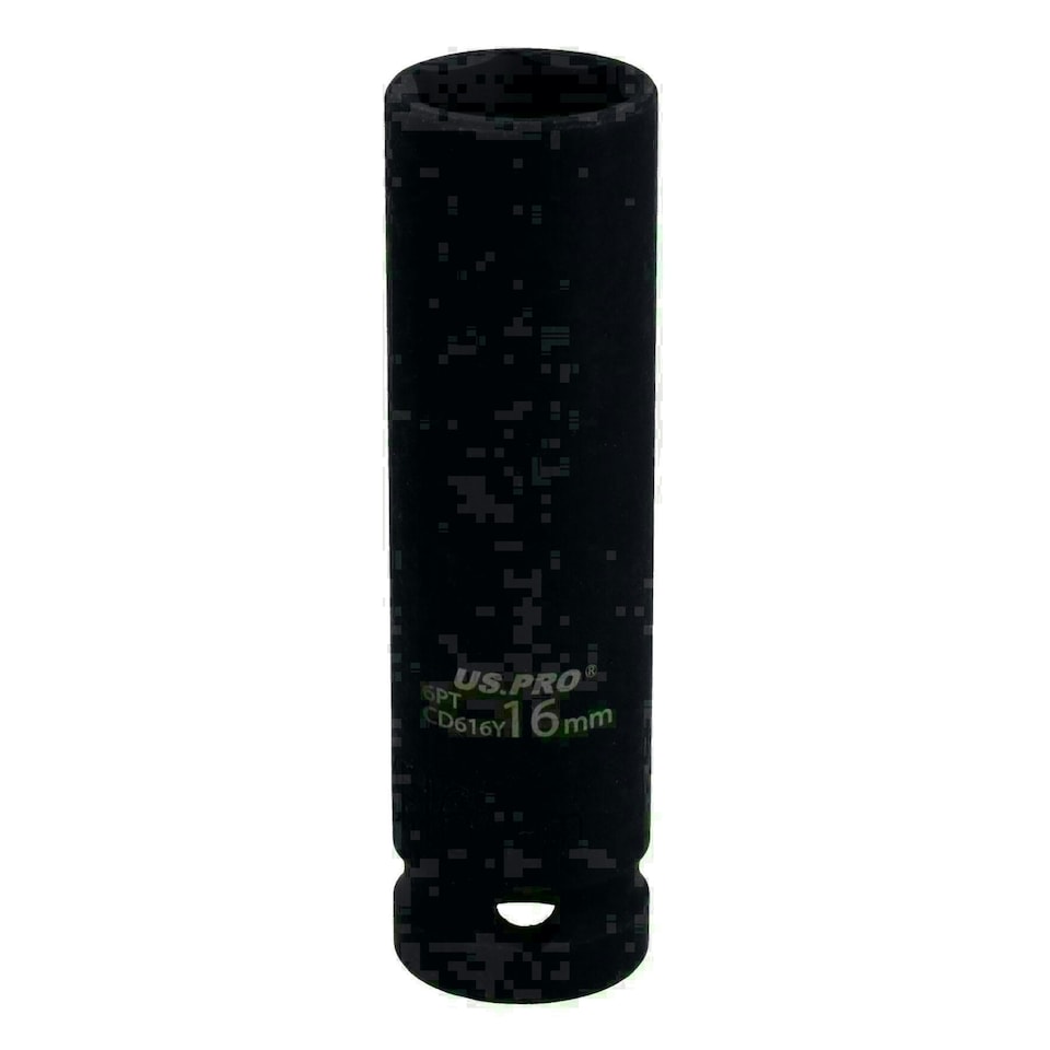 image 1 of 16mm 1/2" Drive Deep Metric Impact Impacted Socket 6 Sided Single Hex