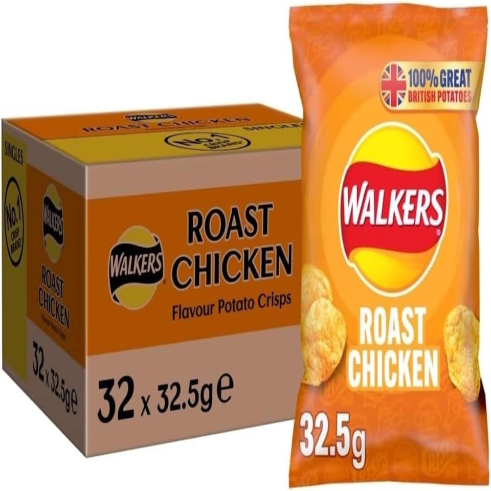 image 1 of Walkers Roast Chicken Crisps 32.5g (case of 32)